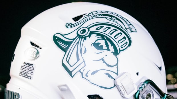 MSU 'Gruff Sparty' helmet